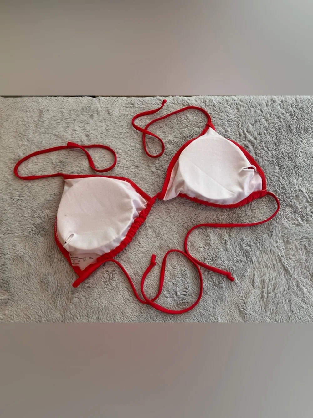 Red Triangle Bikini set - Picture 2 of 6